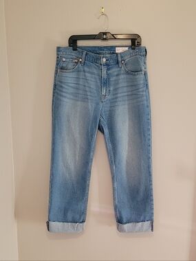 GAP 90s Straight Crop High Rise Denim